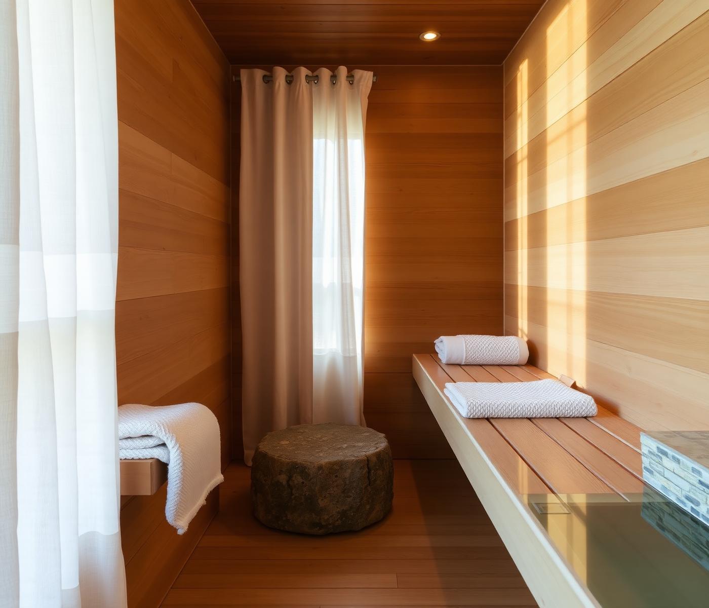 Infrared sauna and cold plunge spa